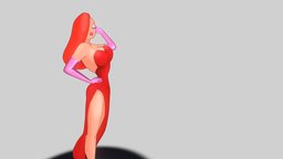 Jessica Rabbit rabbit, , movie, jessica, character, girl, blender, female