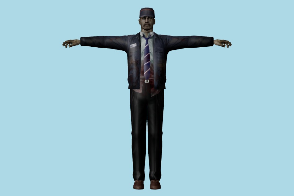 Resident Evil: Chronicles - Worker Zombies 3d model