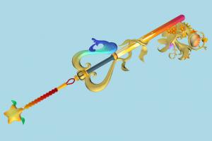 Destinys Embrace Kingdom-Hearts, KH, keyblade, key, sword, object, fantasy