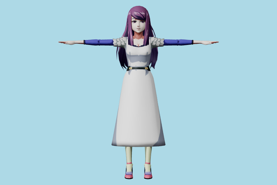 Tokyo Ghoul Re Birth - Rize Kamishiro 3d model