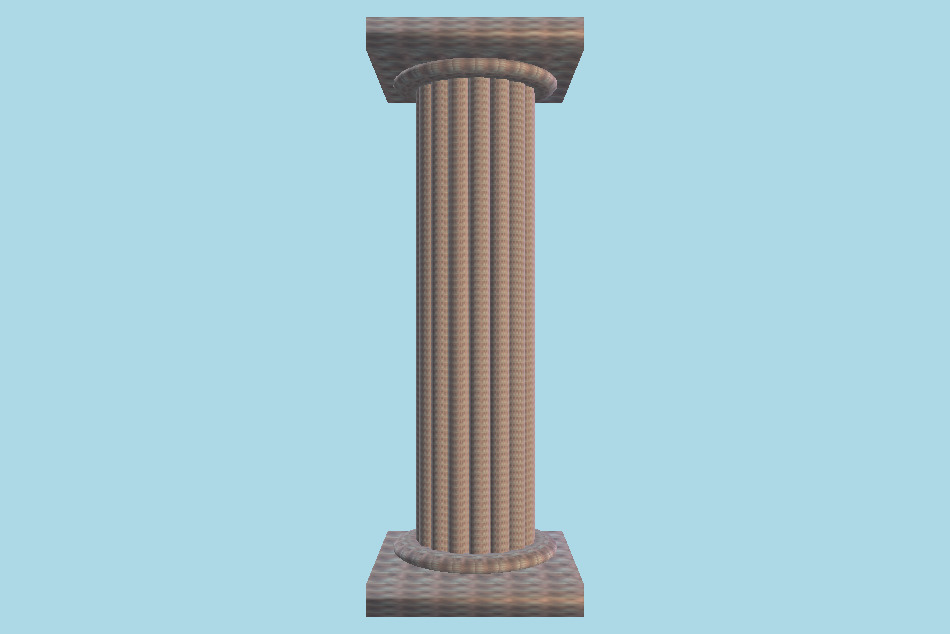 Column Pedestal 3d model