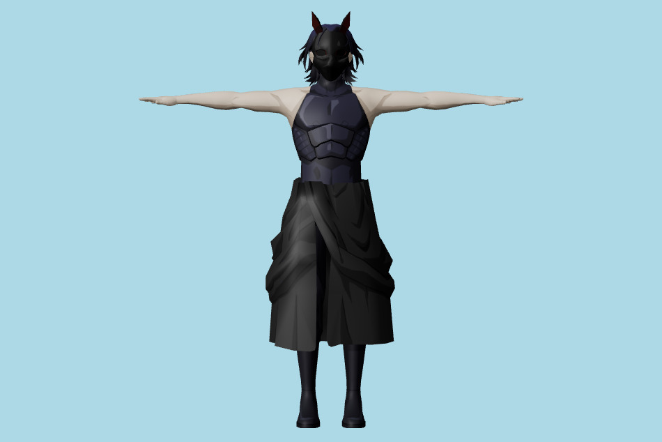Tokyo Ghoul Re Birth - Ayato Kirishima 3d model