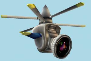 Heli-Cam camera, drone, helicopter, electronic, electronics, lowpoly