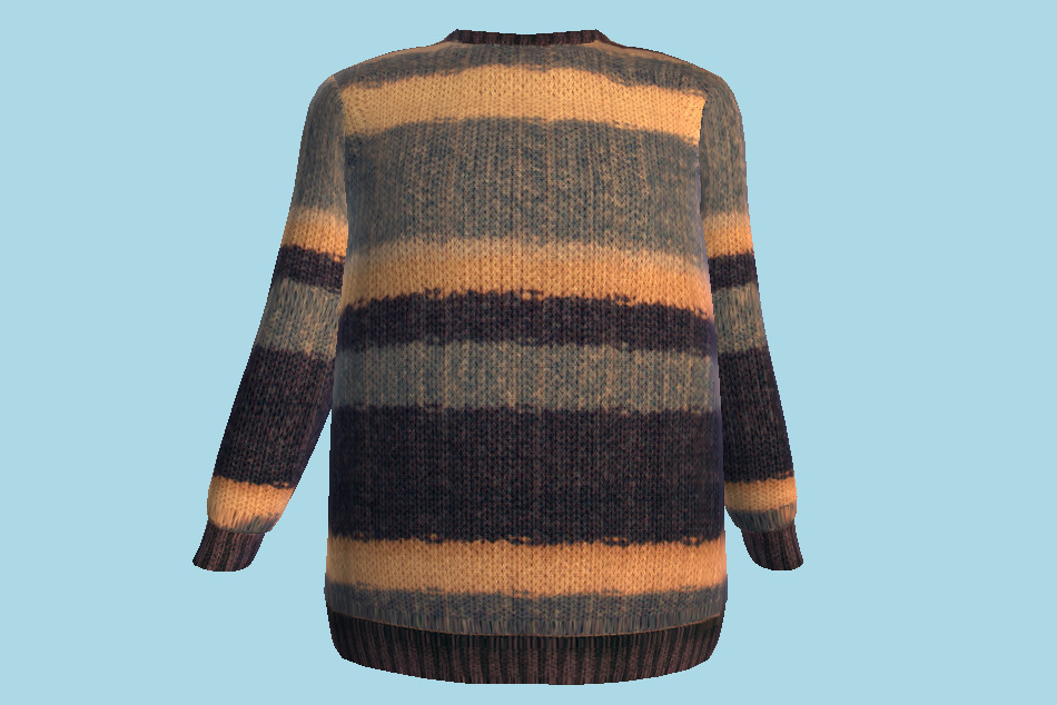 Pattern Sweater for Men 3d model