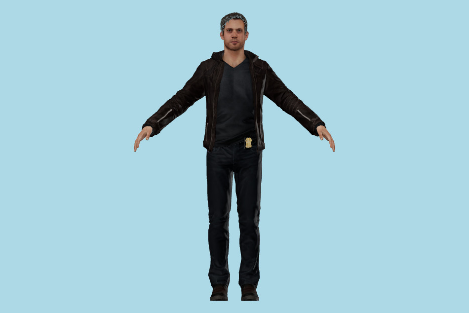 Detroit: Become Human - Gavin Jacket 3d model