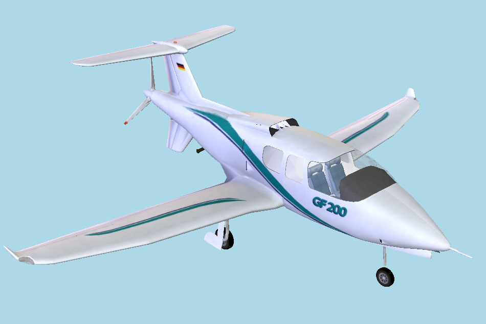 GF200 Plane 3d model