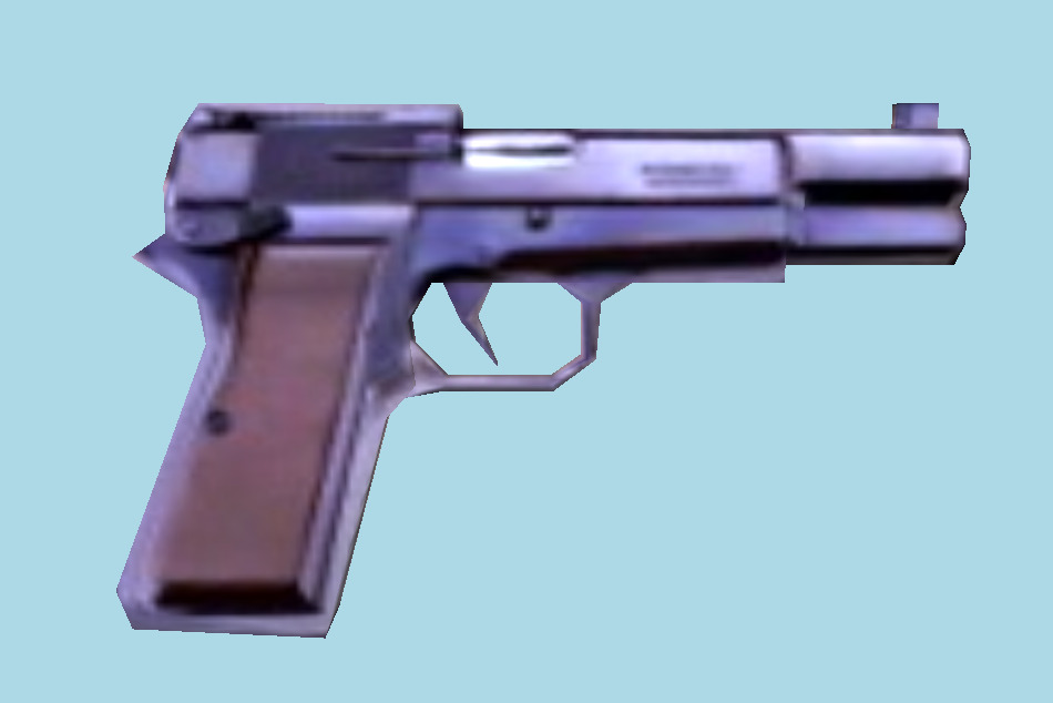 Automatic Pistol Machine Gun 3d model
