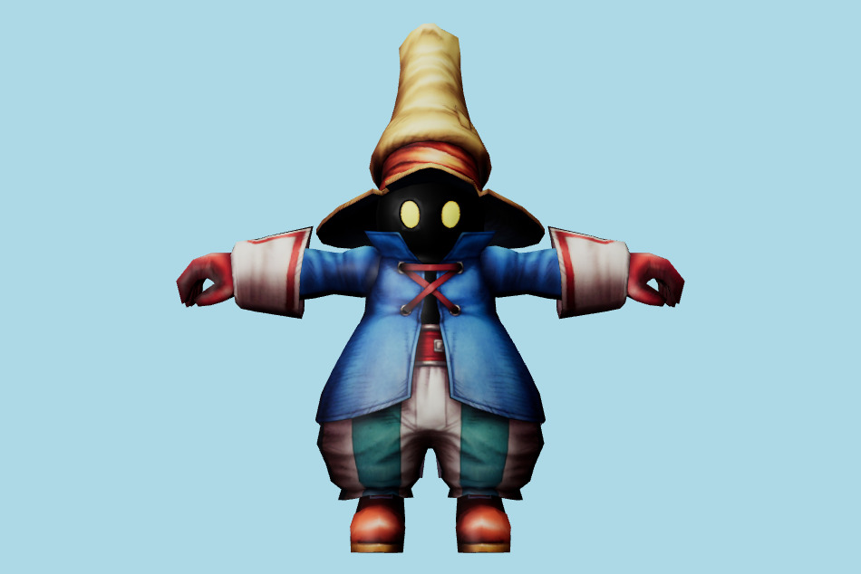 War of the Visions Final Fantasy Brave Exvius - Vivi 3d model