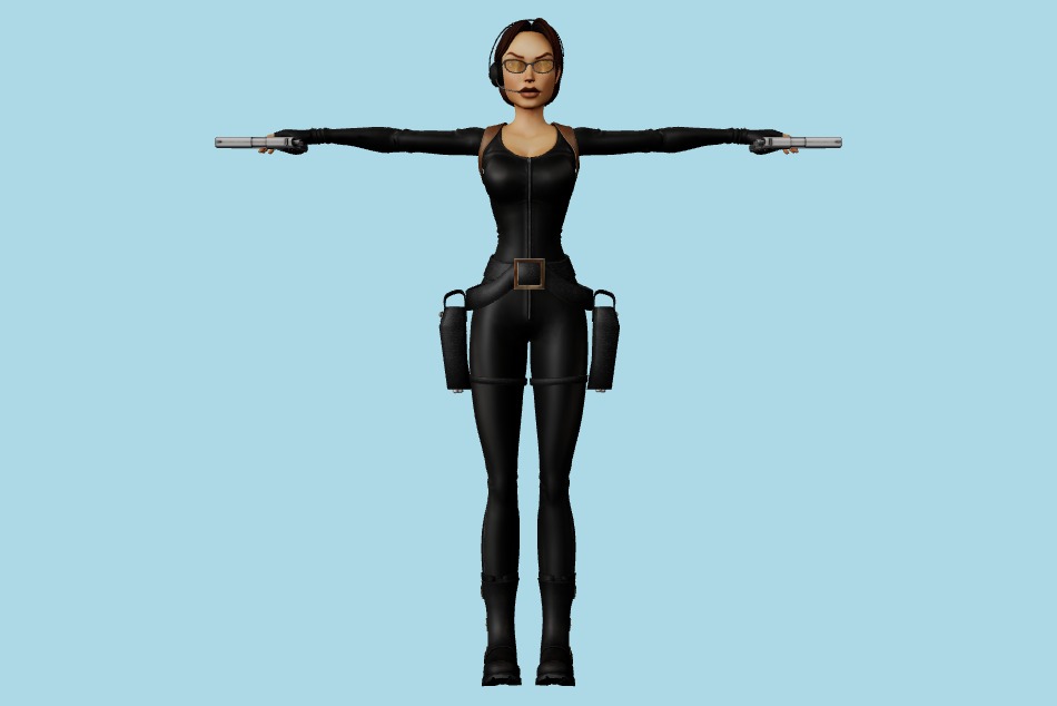 Tomb Raider Lara Croft VCI Catsuit 3d model