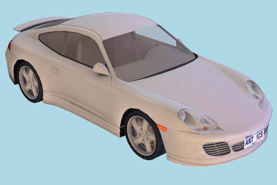 Car High-poly with interior details 3d model