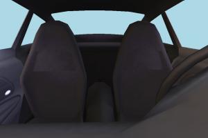 Car High-poly Car-Interior