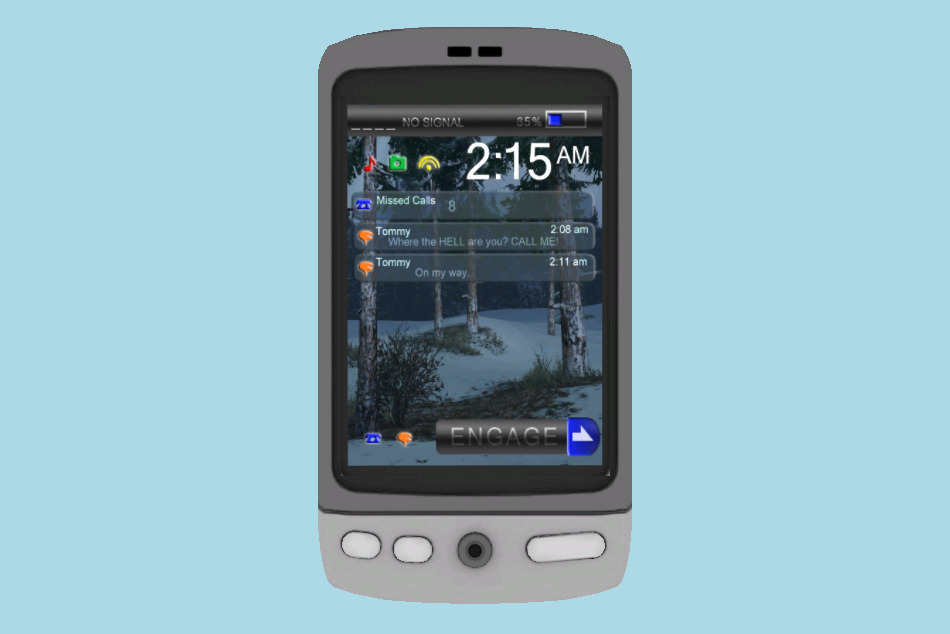Smart Phone Mobile Cell 3d model