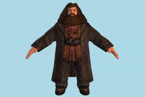 Rubeus Hagrid Rubeus-Hagrid, harry-potter, harry, potter, people, human, character, male, magician