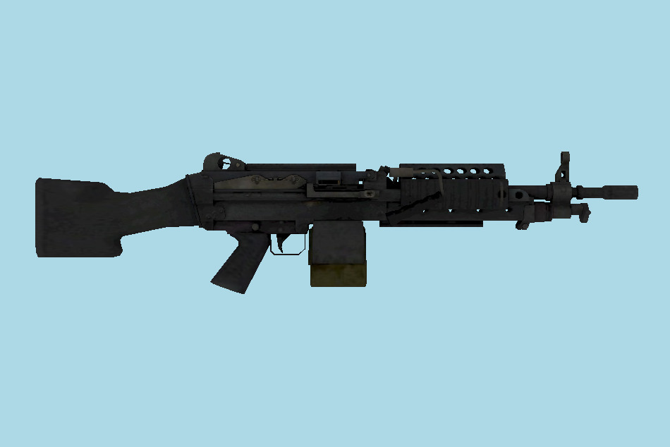 M249 Weapon 3d model