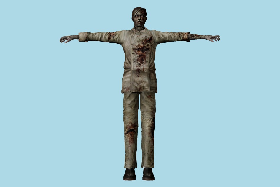 Resident Evil: Chronicles - Worker Zombies 3d model