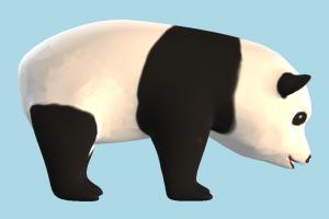 Panda panda, bear, animal, animals, cartoon