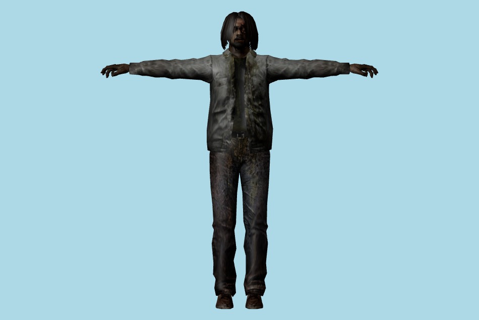Resident Evil: Chronicles - Civilian Zombies 3d model