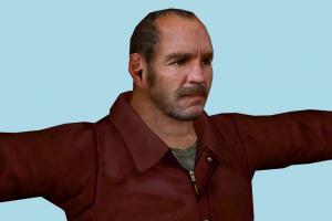 Man DR1, man, male, people, human, character