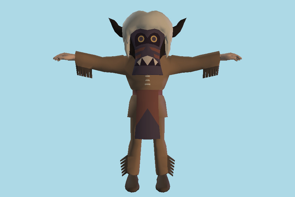 Scooby-Doo! Night of 100 Frights Indian Witch Doctor 3d model
