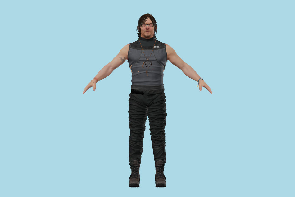 Death Stranding Sam 3d model