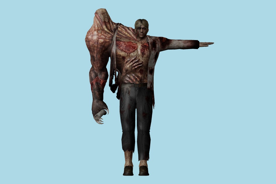 Resident Evil: Chronicles - RE William Birkin 6 3d model