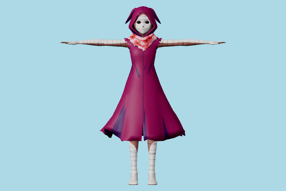 Tokyo Ghoul Re Birth - Eto Yoshimura 3d model