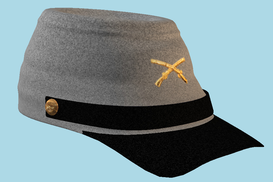Civil War Hat 3d model