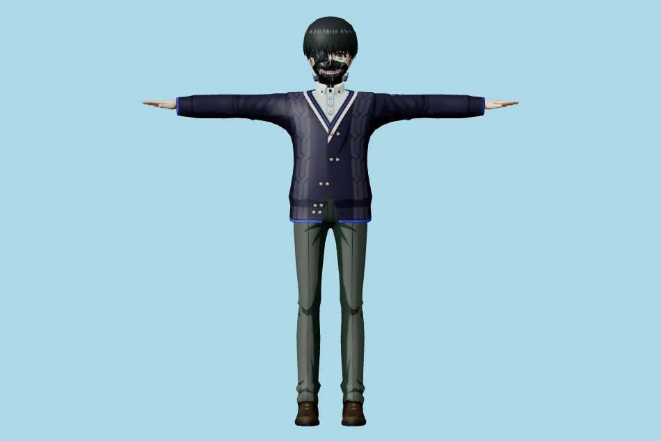 Tokyo Ghoul Re Birth - Ken Kaneki 3d model