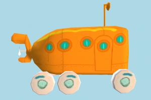 SpongeBob Bus SpongeBob, bus, toon, car, submarine, vehicle, truck, carriage
