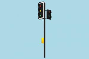 Traffic Light traffic, traffic-light, signal, sign, walk, highway, road, street, object