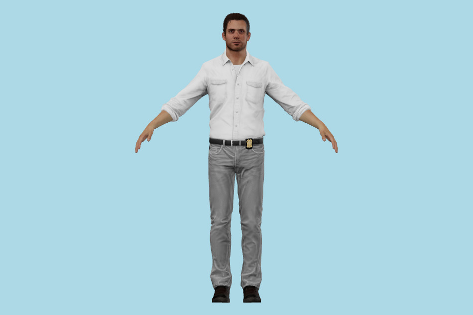 Detroit - Become Human - DBH Gavin Reed (Interior) 3d model