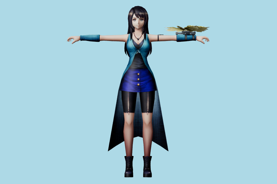 War of the Visions Final Fantasy Brave Exvius - Rinoa 3d model