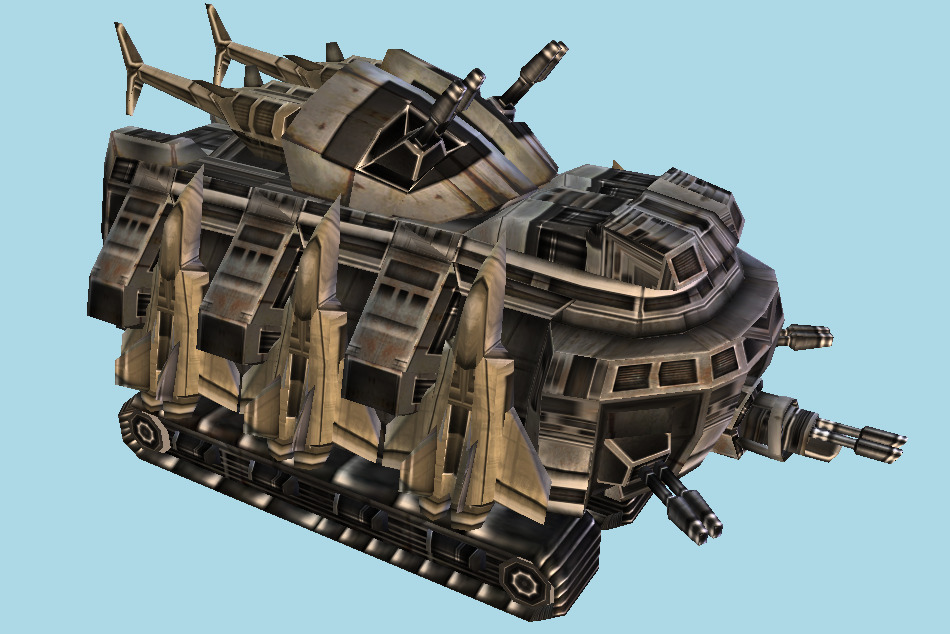 Fantastic Tank 3D Model