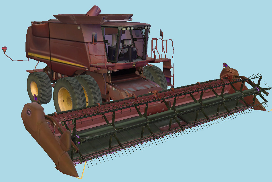 Harvester 3d model