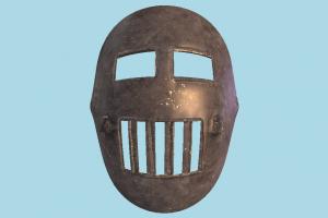 Iron Mask armor, mask, iron, metal