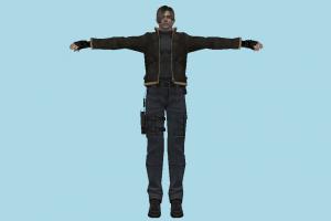 Leon Scott Kennedy Resident-Evil, man, male, people, human, character