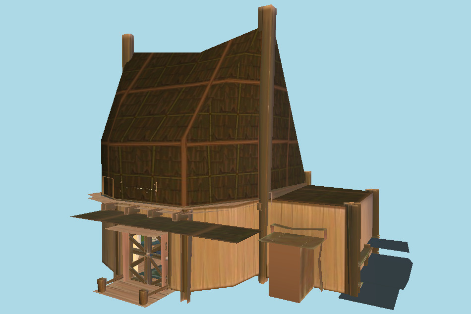 The Legend of Zelda: The Wind Waker Orca`s House Sturgeons Room 3d model