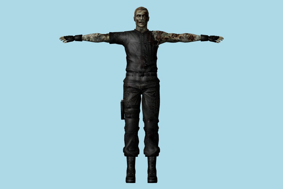 Resident Evil: Chronicles - USS Zombies 3d model