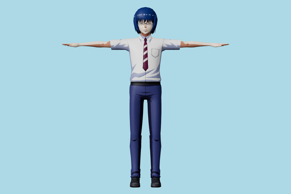 Tokyo Ghoul Re Birth - Young Arima 3d model