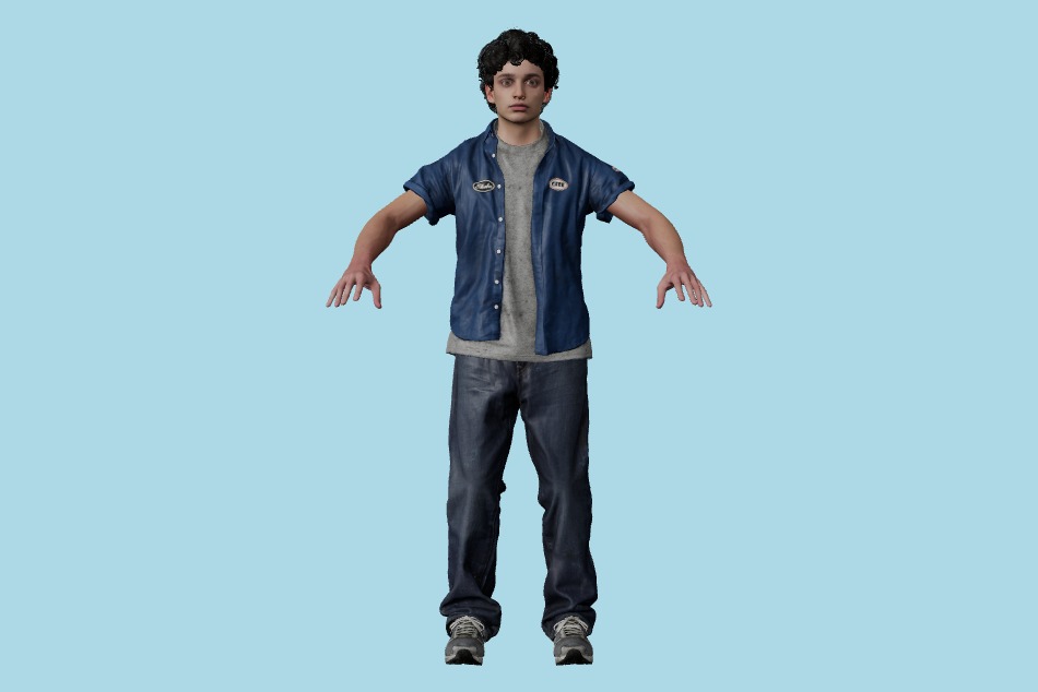 Resident Evil Risistance: RE Martin 3d model