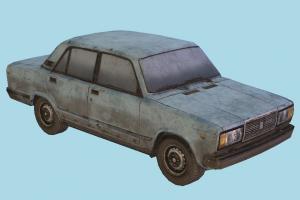 1995 Lada Car car, vehicle, soviet, lada, russian, dirty, russia, grunge, vaz, 2107, transport, carriage