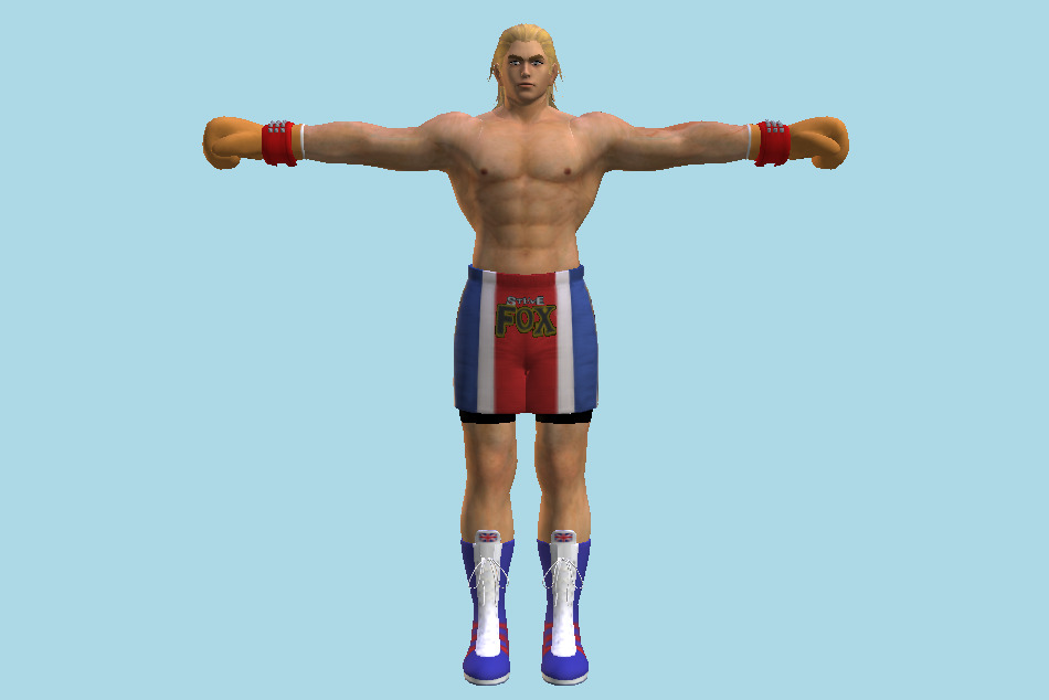 Tekken 7 Steve Fox Boxing Outfit 3d model