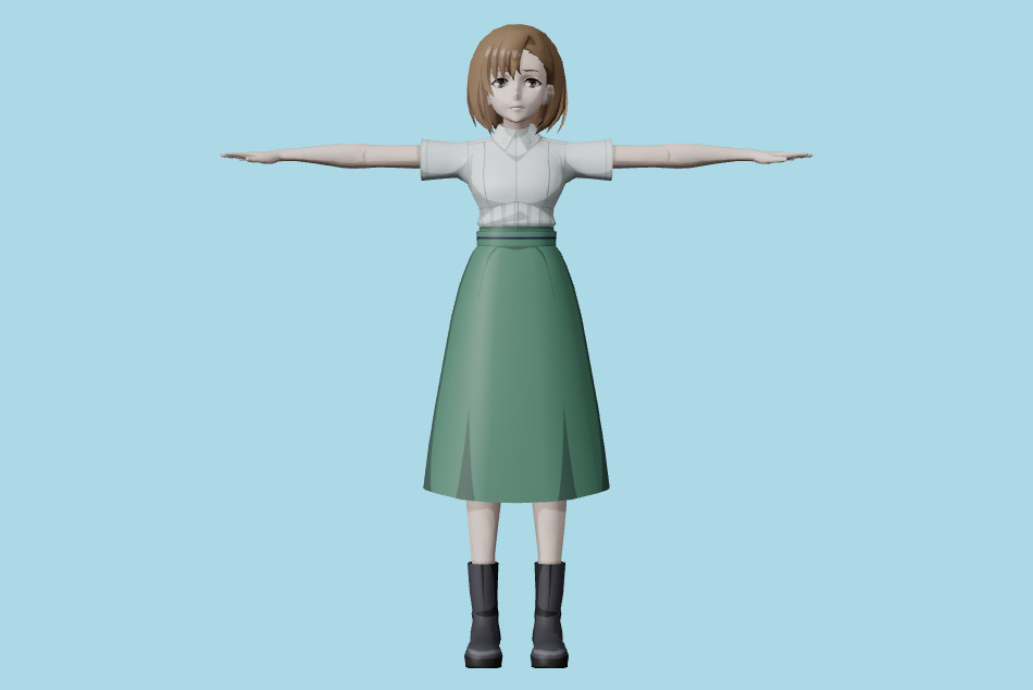 Tokyo Ghoul Re Birth - Hinami Fueguchi 3d model
