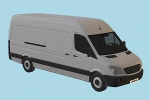Van van, mercedes, car, vehicle, carriage