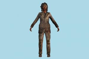 Zombie zombie, infected, monster, evil, bloody, tlou, the_last_of_us, character, female
