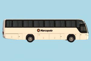 Marcopolo Bus Bus, truck, vehicle, car, carriage