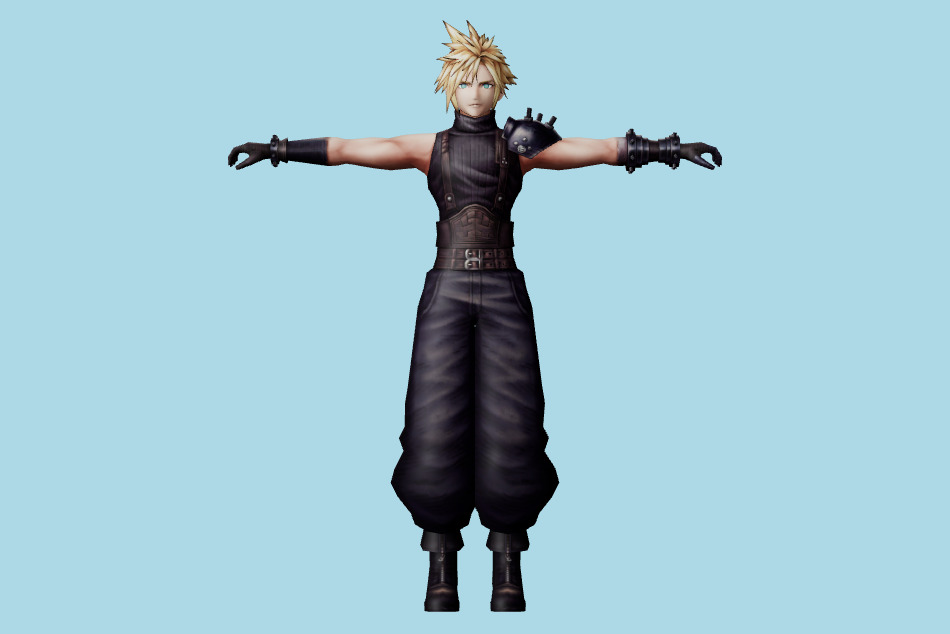 War of the Visions Final Fantasy Brave Exvius - Cloud 3d model