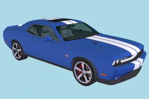 Dodge Challenger Car Dodge-Challenger, car, vehicle, transport, carriage