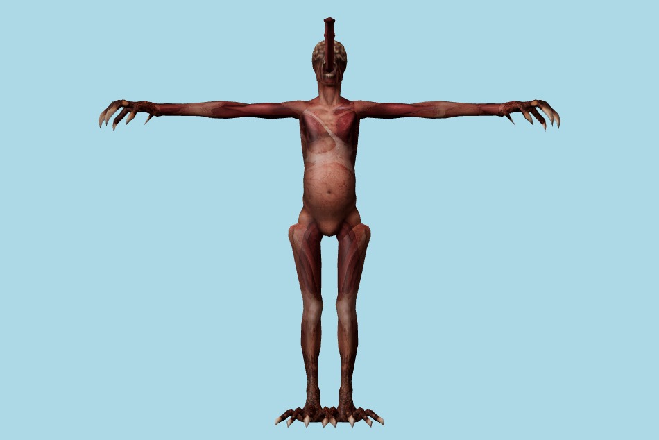 Resident Evil: Chronicles - Licker 3d model