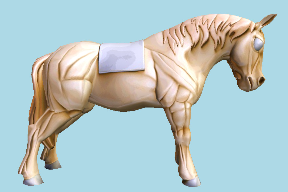 Loshadka Horse 3d model